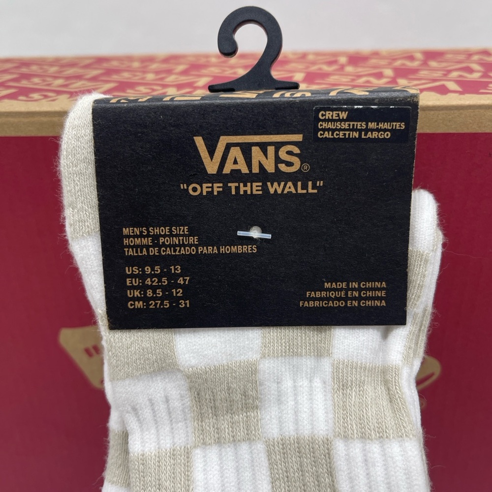 Vans Checkerboard Crew Socks (1 pair) - Picture 7 of 16